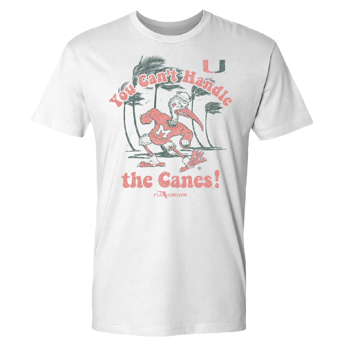 Miami Hurricanes Retro Canes Tee