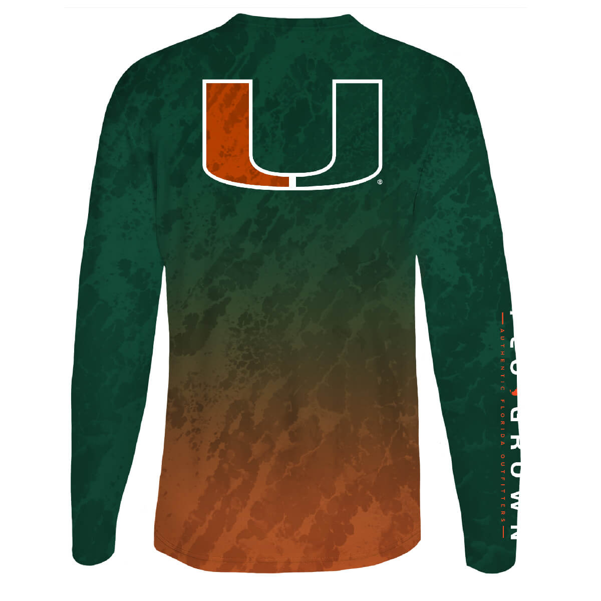 Miami Hurricanes Maritime Fade Performance Tee