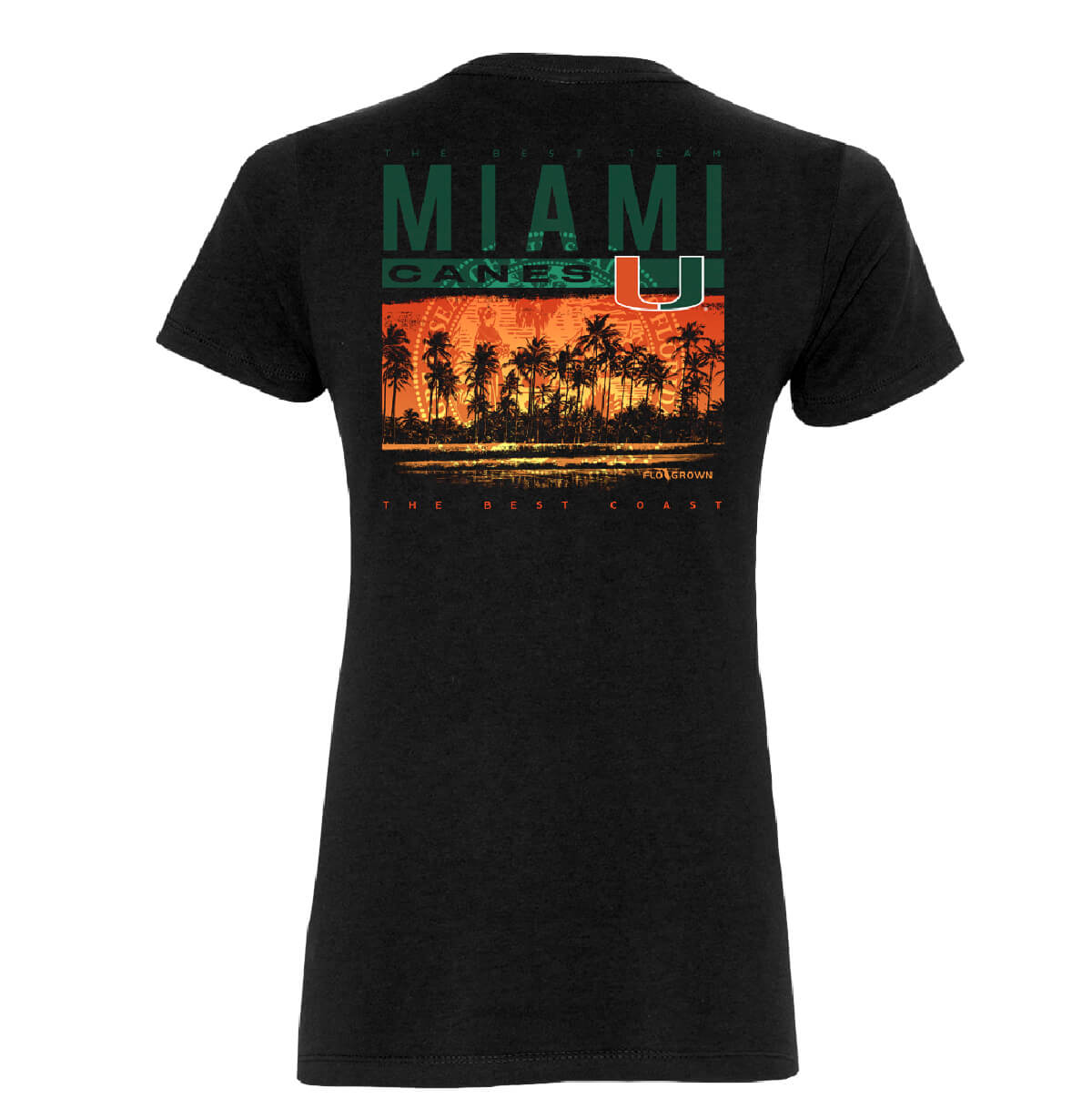 Miami Hurricanes Best Beach Women's Tee