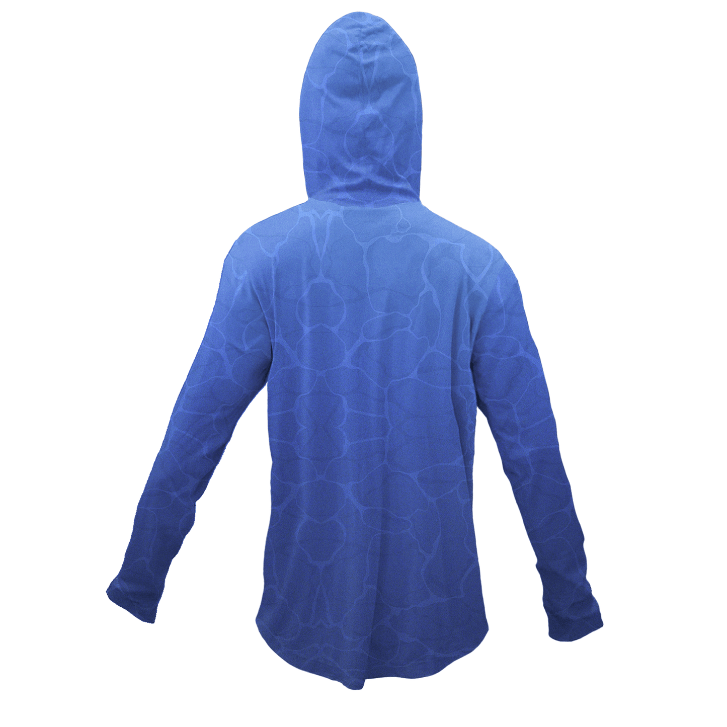 Ocean Blue Womens Performance Hoodie