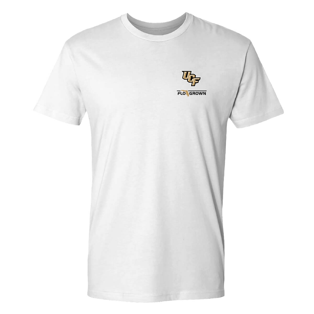 Front view featuring the UCF logo and the FloGrown logo on the left chest.