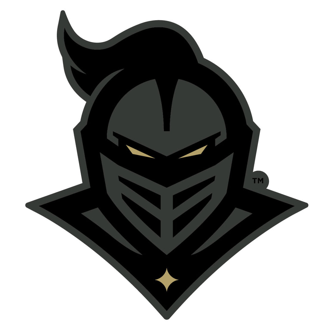 UCF Knights Blackout Knight Logo Decal FloGrown ucf-knights-blackout-knight-logo-decal-flogrown