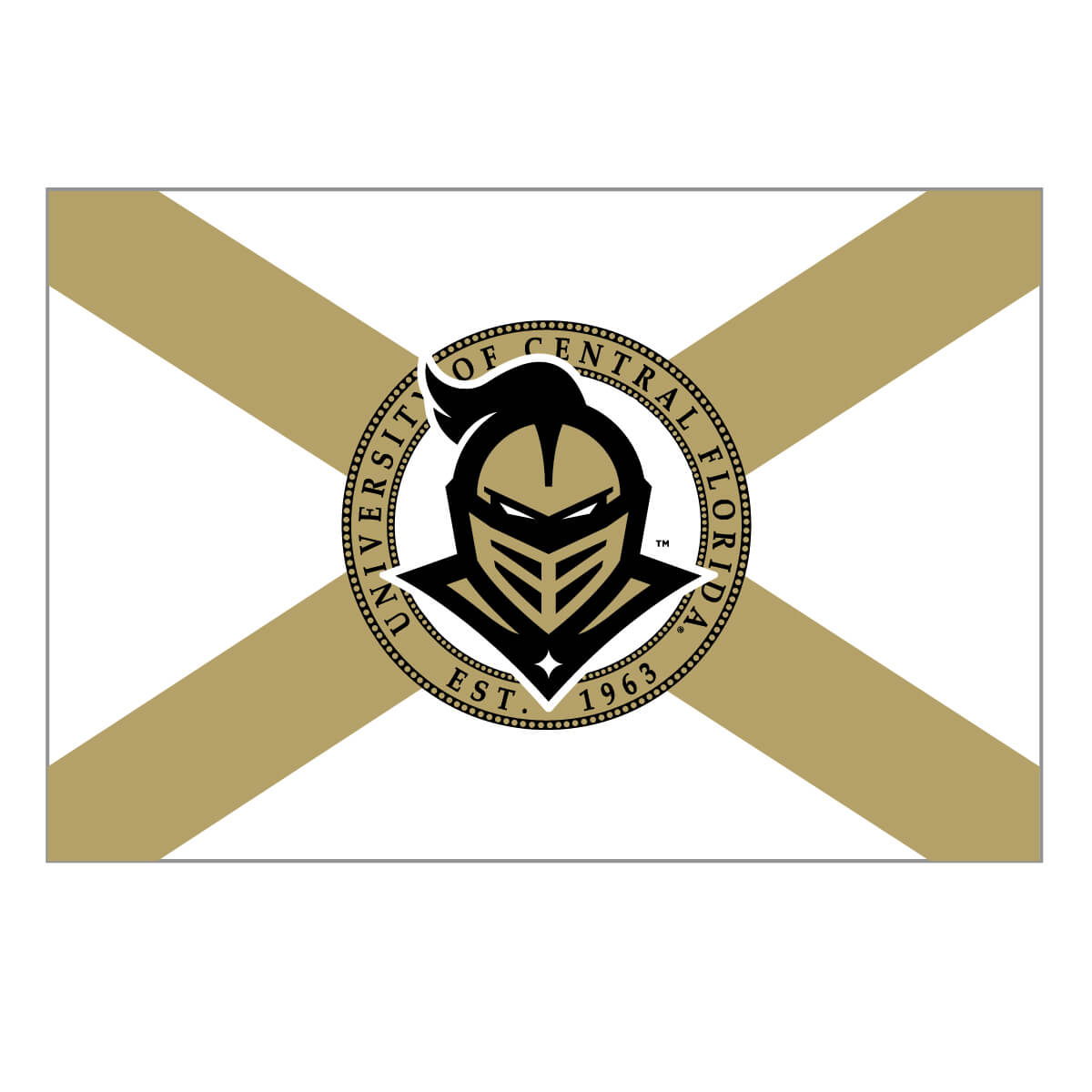 UCF Knights State Flag Decal