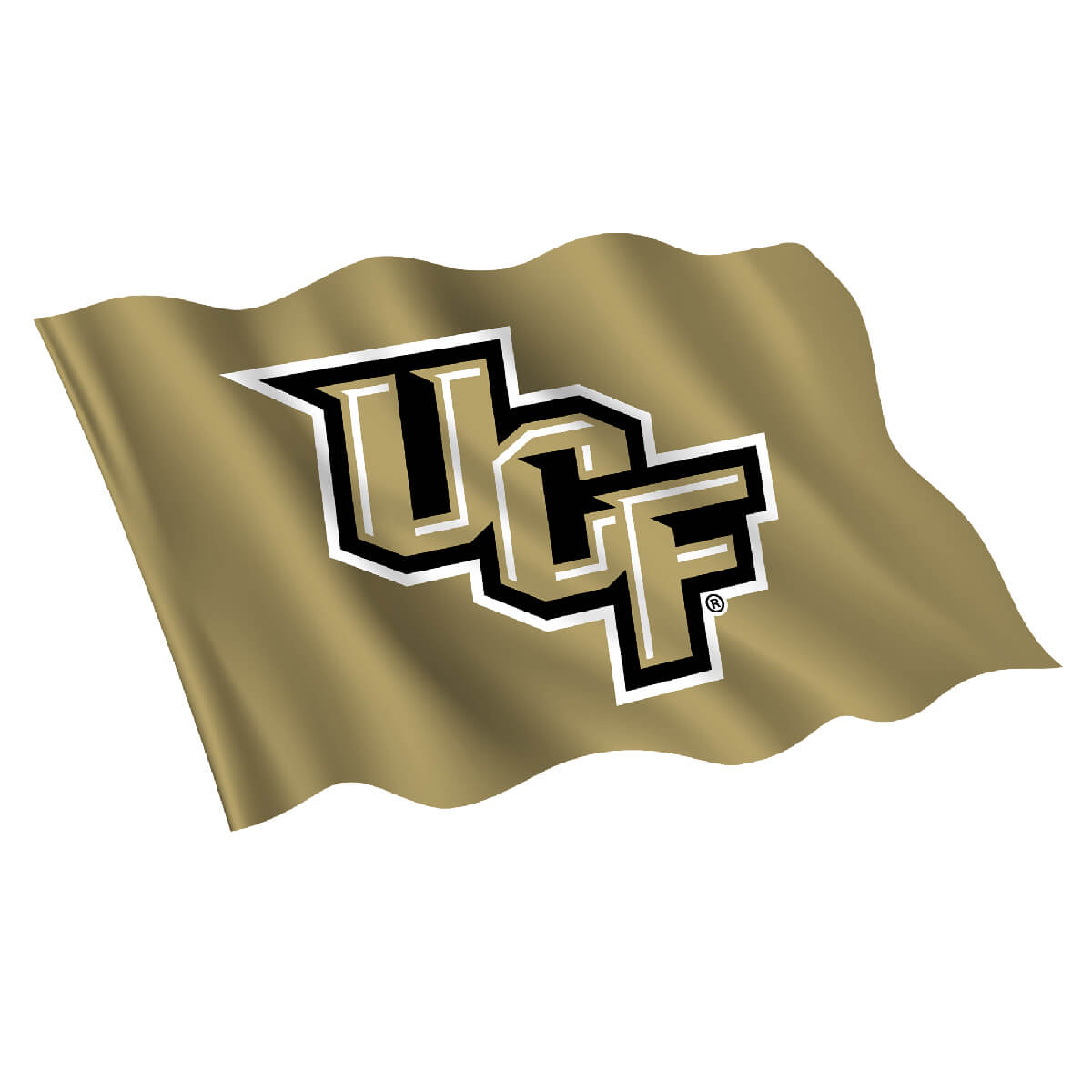 UCF Knights Waving Flag Decal