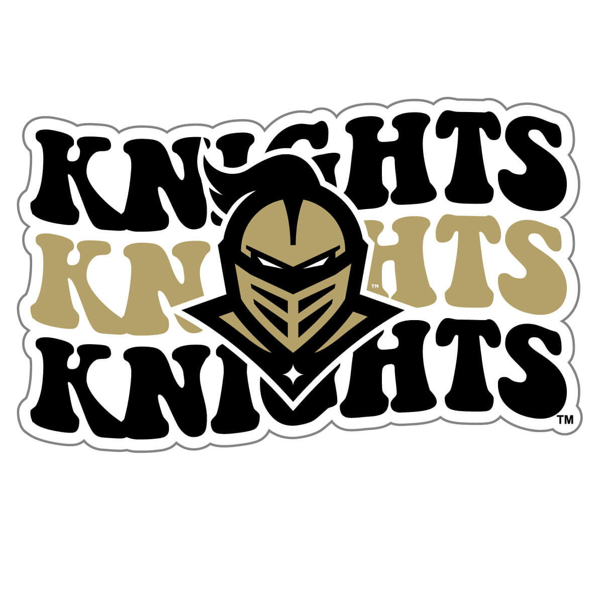 UCF Knights Retro Knights Decal