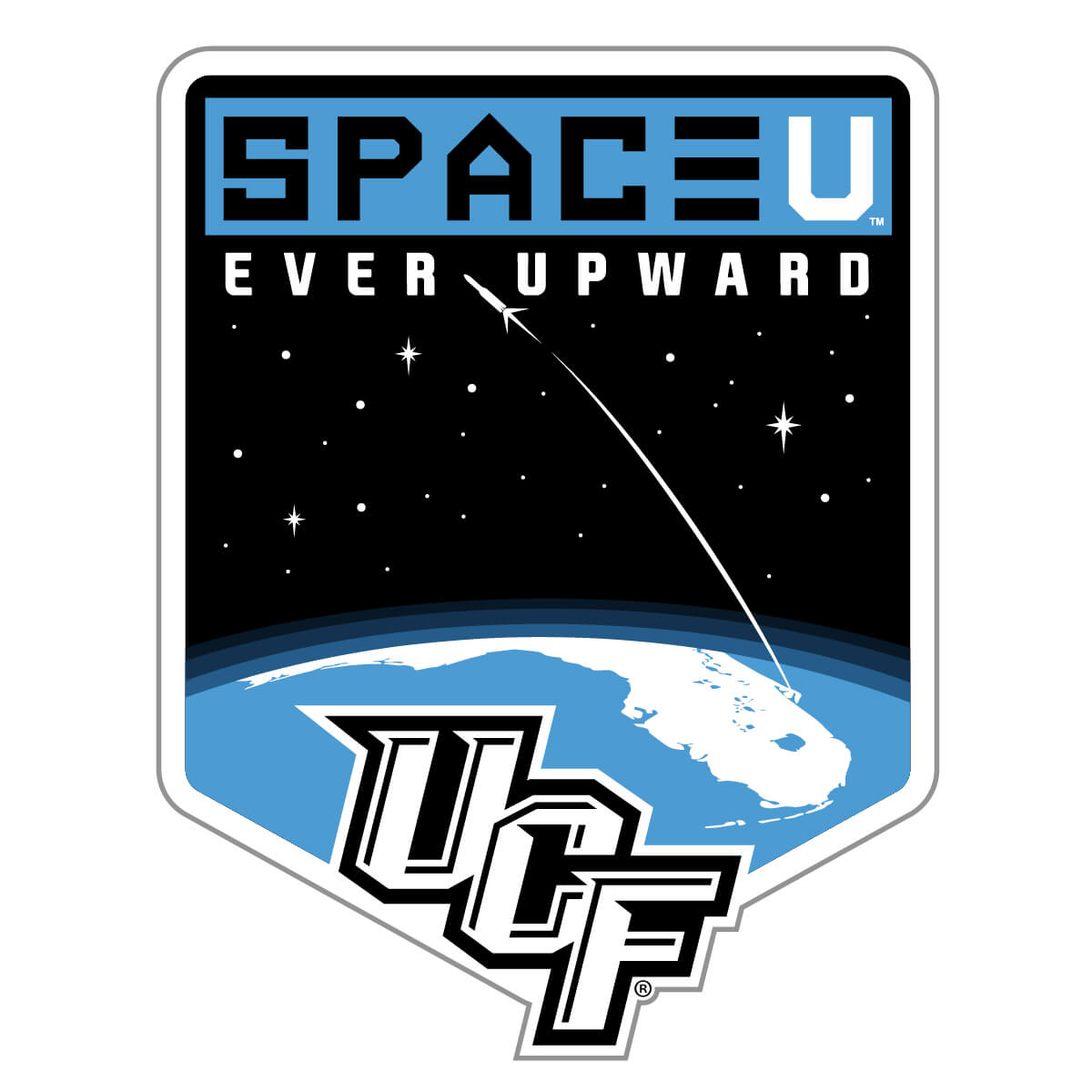 UCF Knights Space U Crest Decal – FloGrown