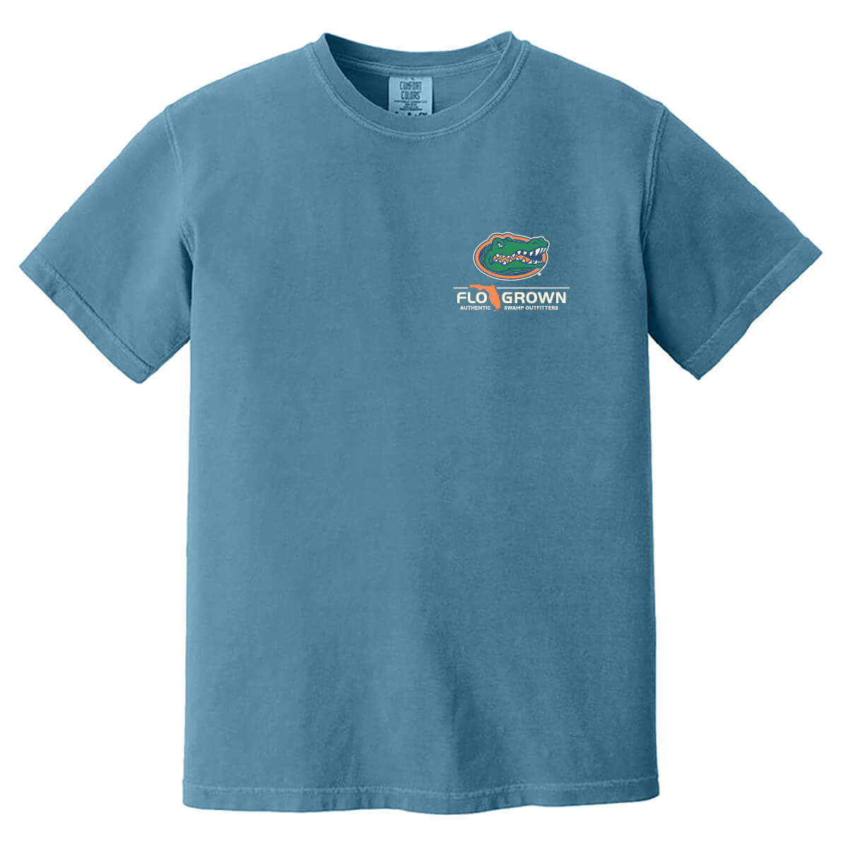Front view with the Florida Gators and FloGrown logos on the left chest.