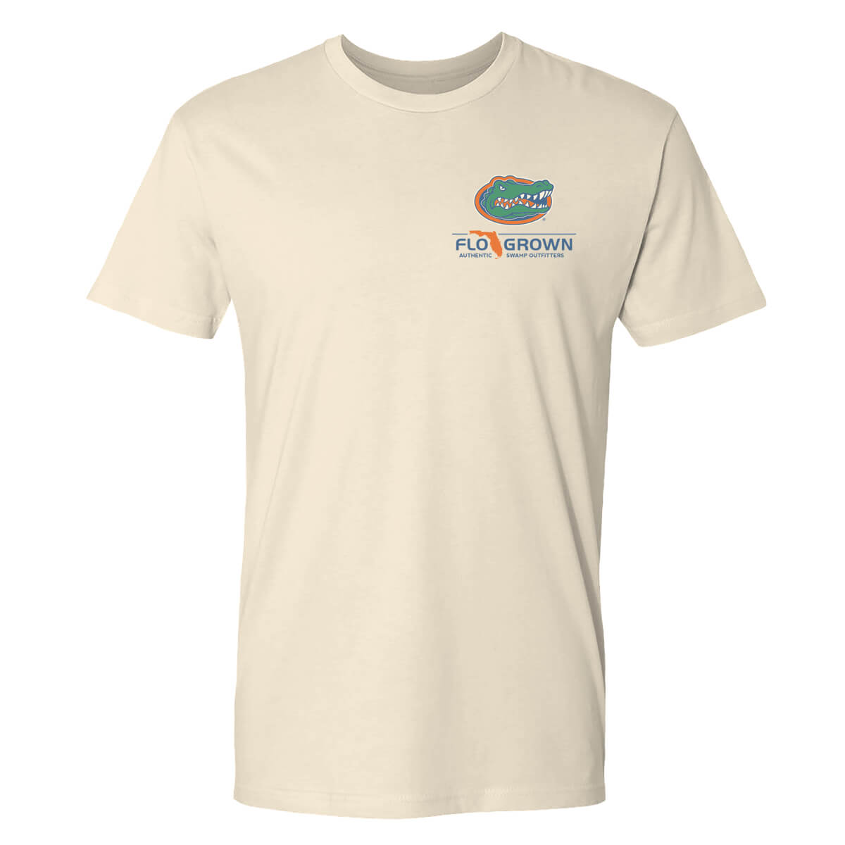 Front view with the Florida Gators and FloGrown logos on the left chest.