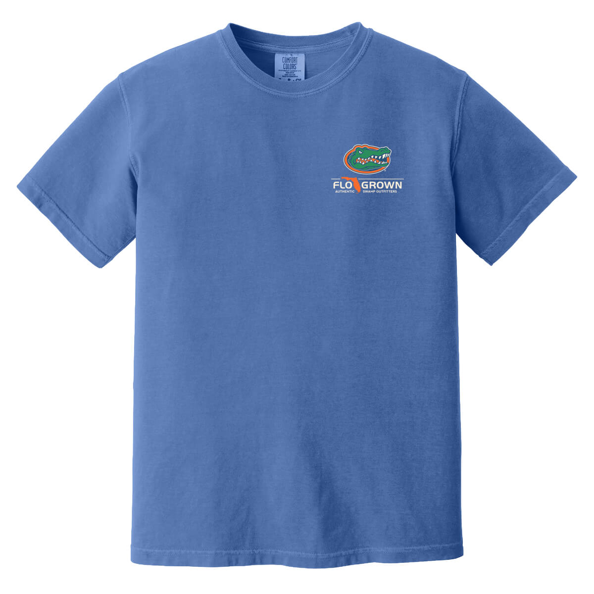 Front view featuring the UF logo and the FloGrown logo on the left chest.