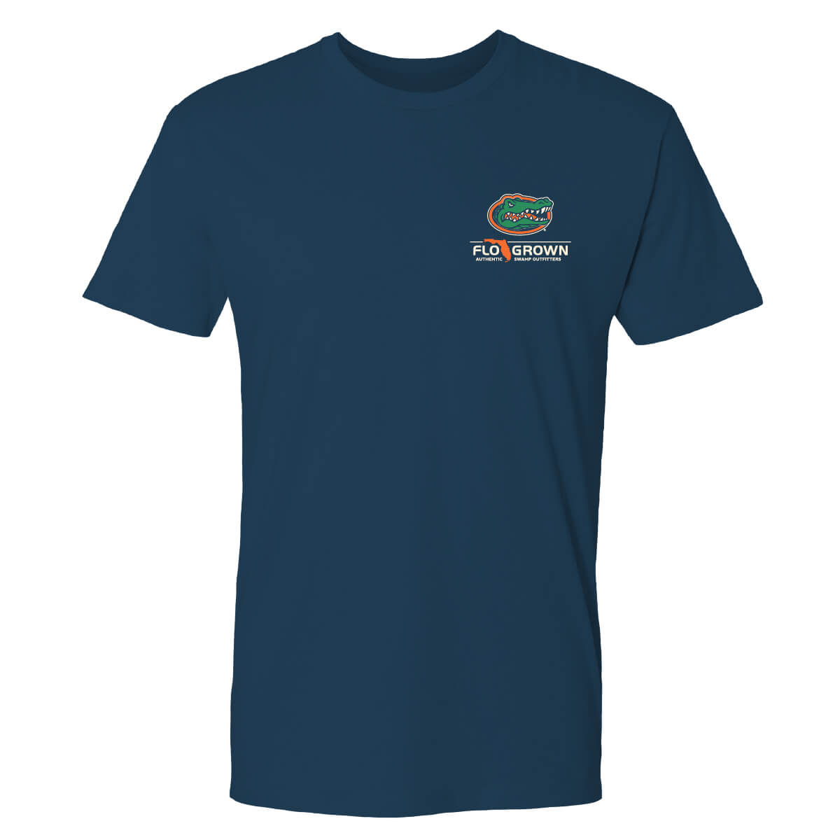 Front view with the Florida Gators logo and the FloGrown logo on the left chest.