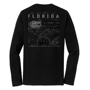 Florida Gators Camo Flag Panels Long Sleeve