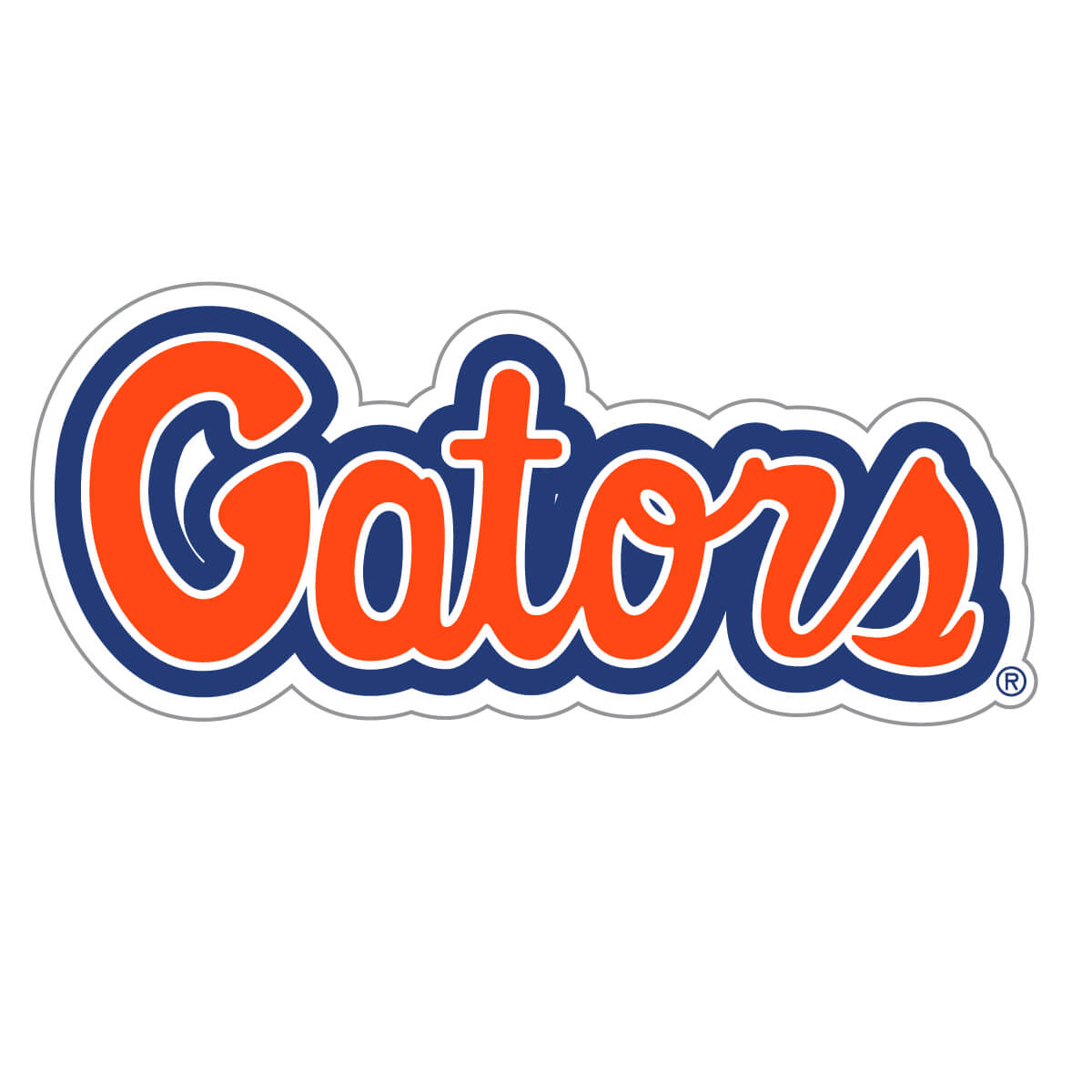 Florida Gators Script Logo Decal