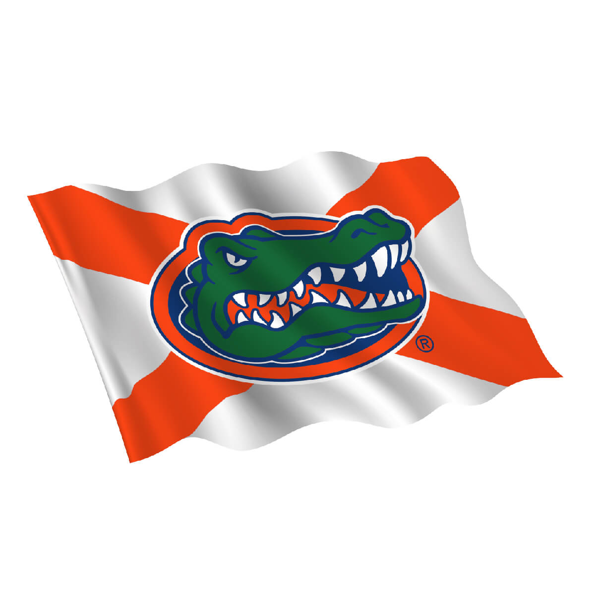 Florida Gators Waving Flag Decal