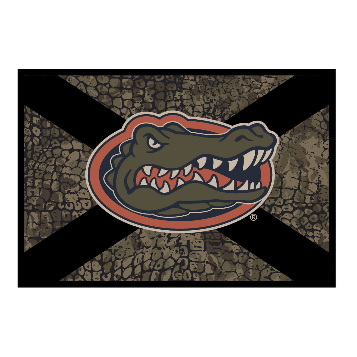 Florida Gators Gator Skin Flag Decal