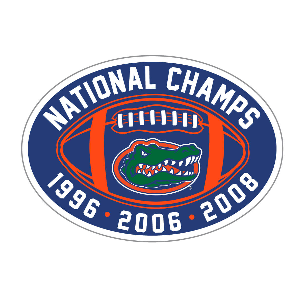 Florida Gators National Champs Decal
