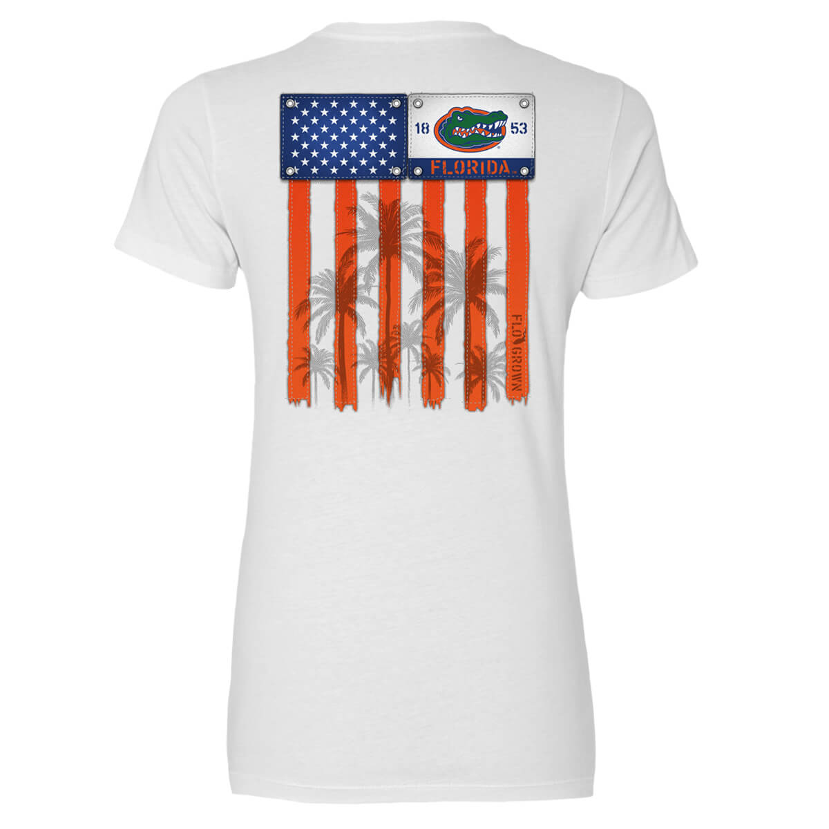 Florida Gators Vintage Flags Womens Tee