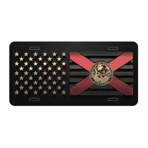 Strong Flags License Plate