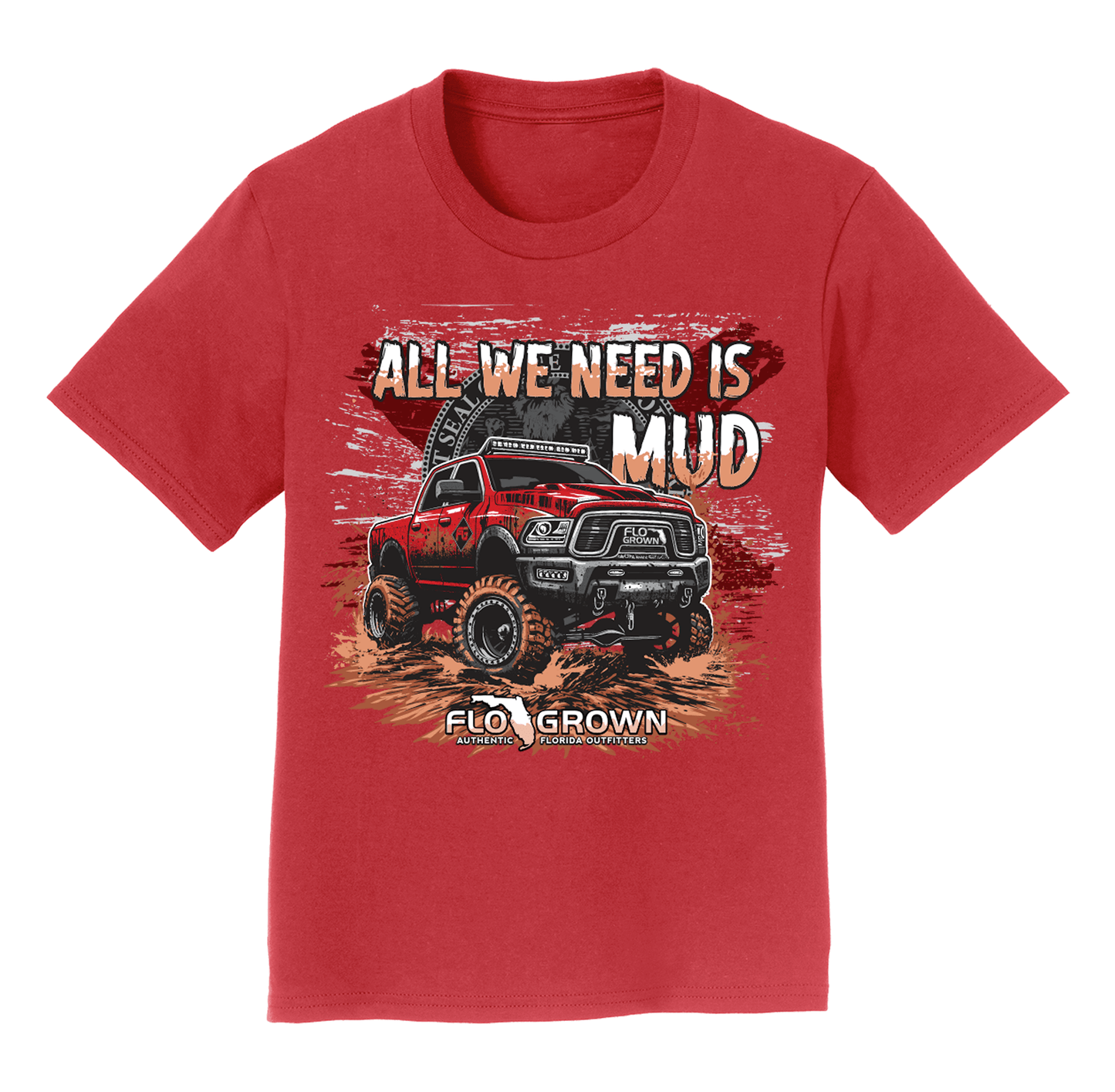 FloGrown Mud Truck Youth Tee