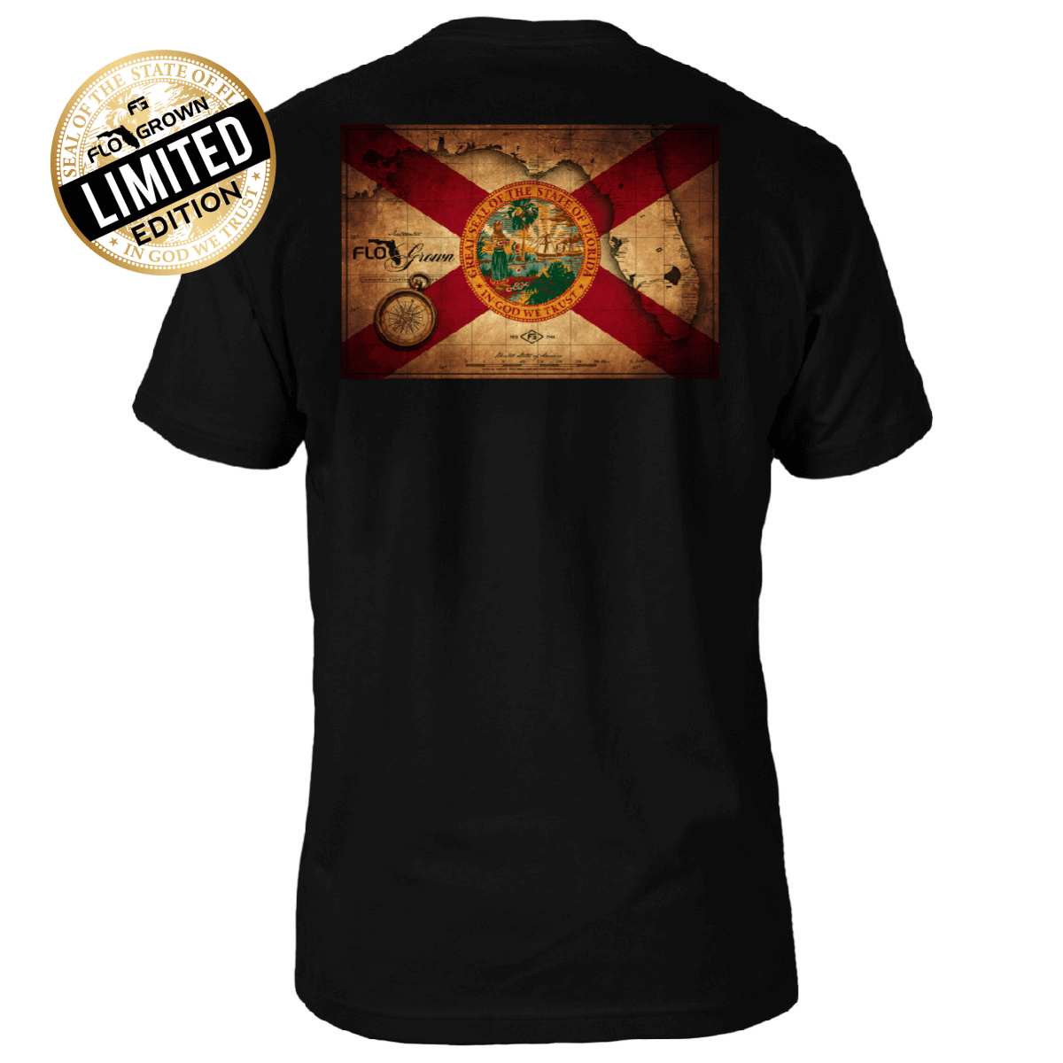 Rustic Map Tee - Back