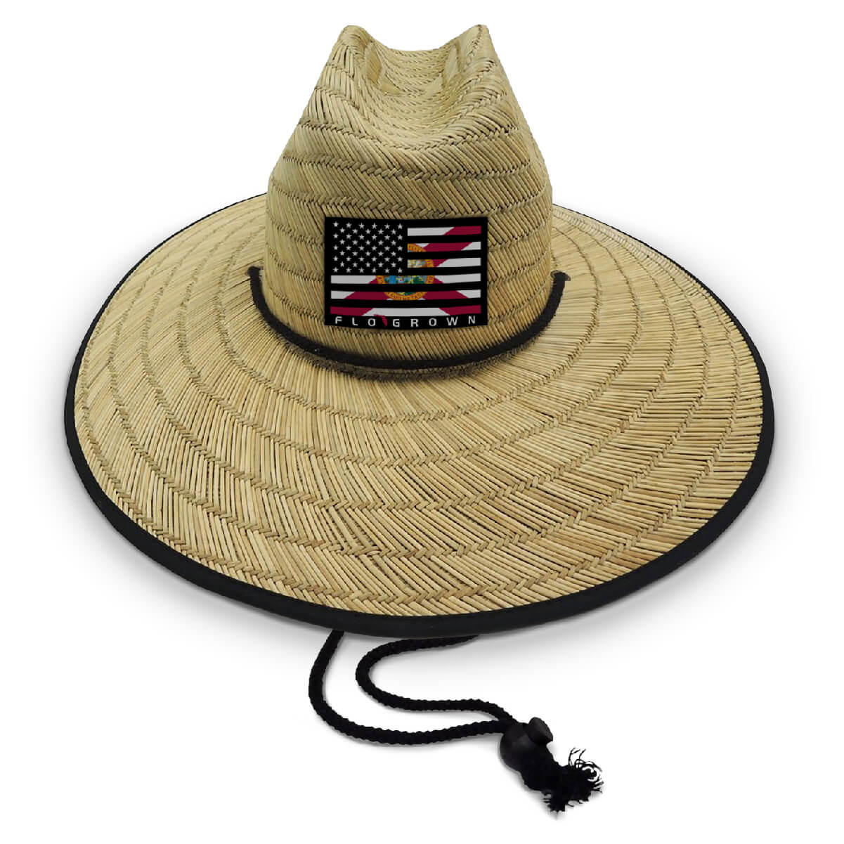 Flag Mash Up Straw Hat - Top