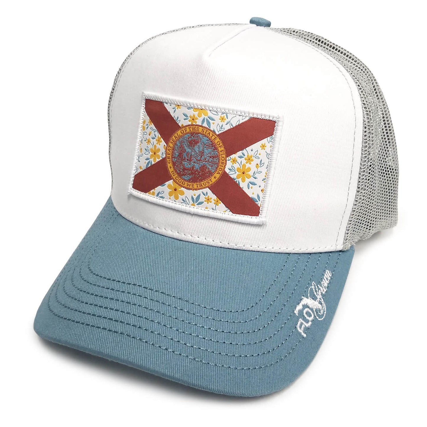Daisy Field Flag Hat - Front