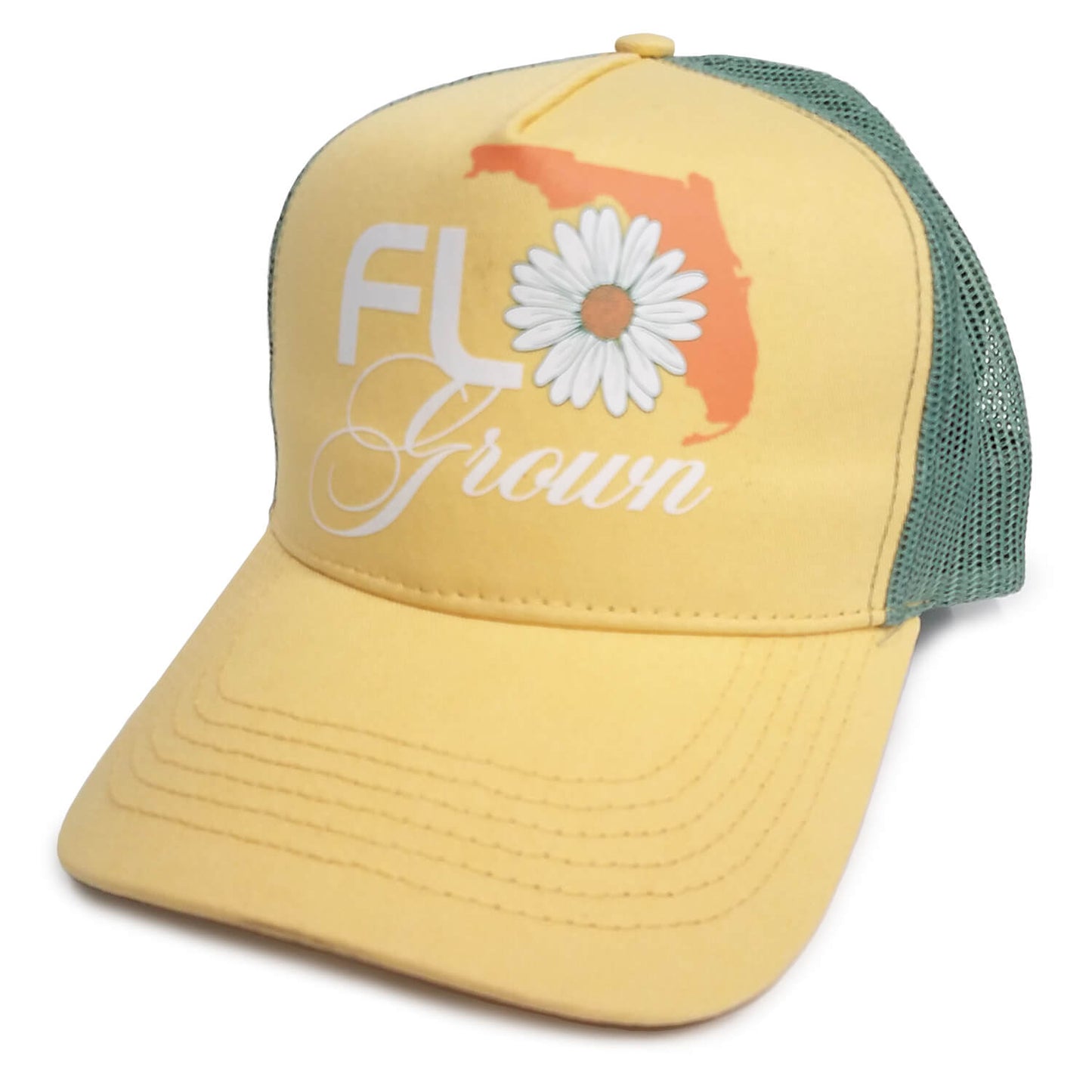FloGrown Daisy Yellow Hat - Front