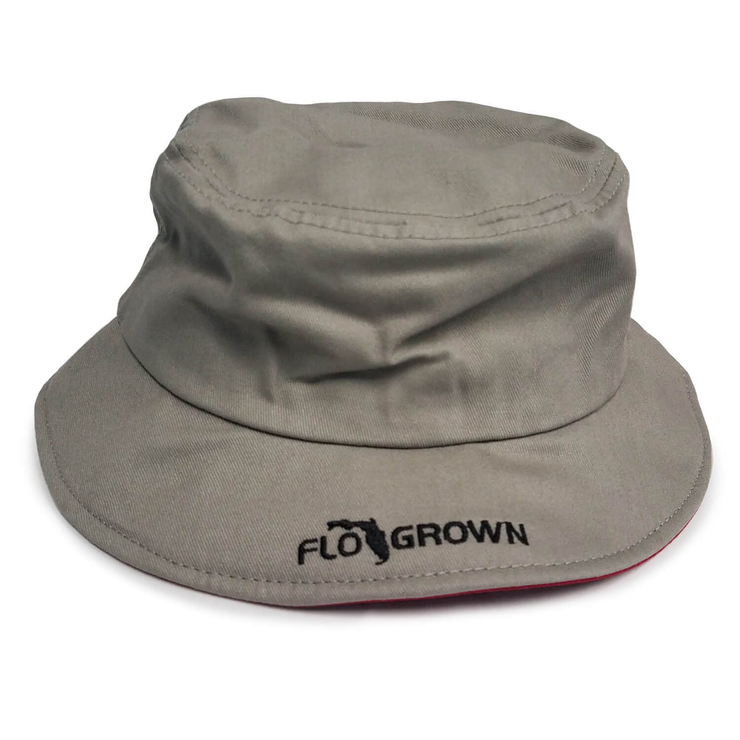 State Flag Gray Bucket Hat - Back