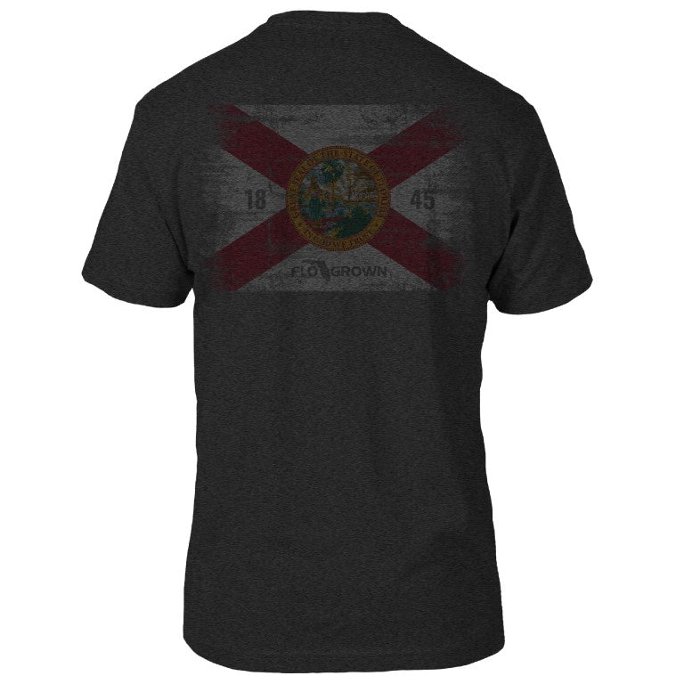 FloGrown Washed Flag Tee (gray-back)