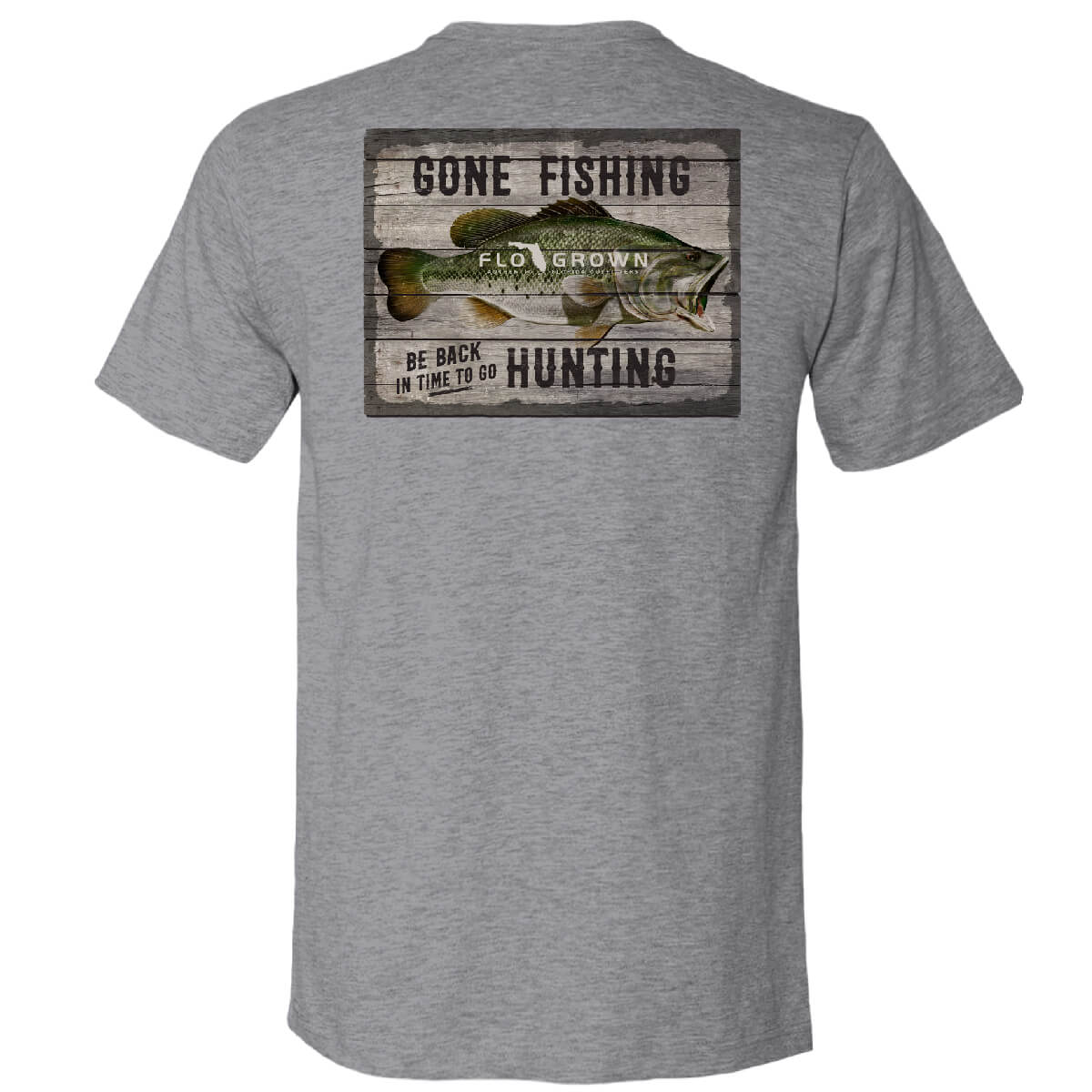 Gone Fishing Sign Tee