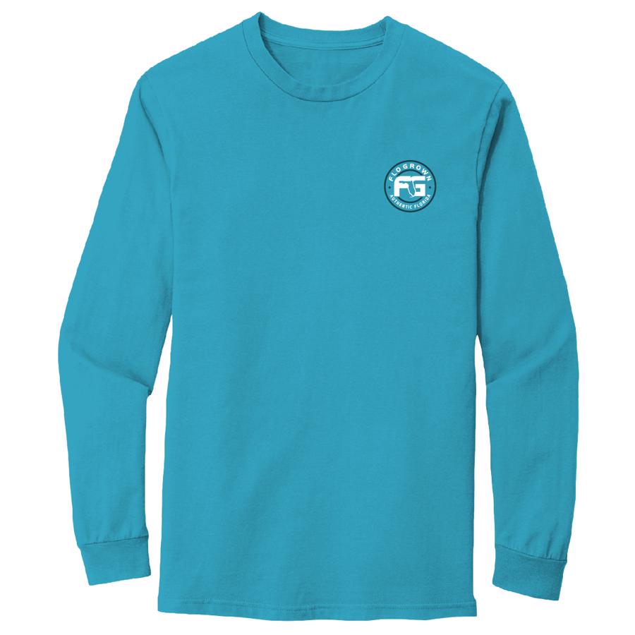 Redfish Crest Long Sleeve Tee (front)