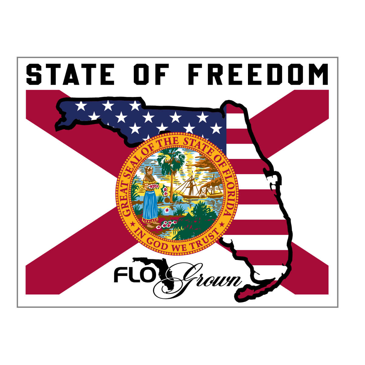 Freedom State Decal