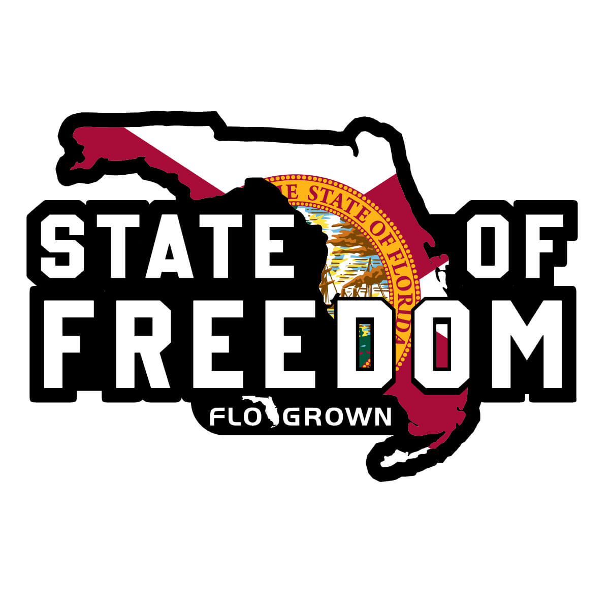 Freedom State Clip Decal