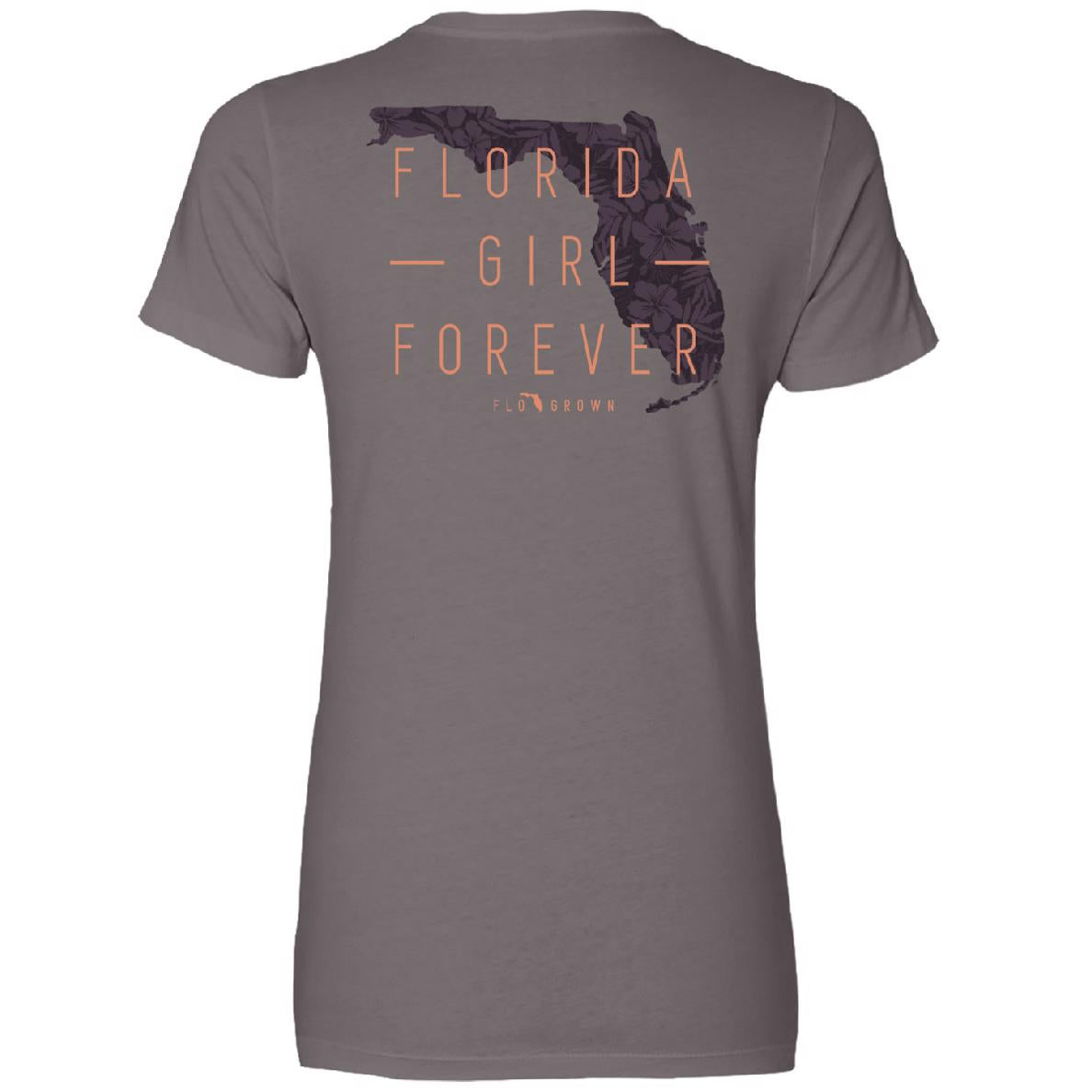 Florida Girl Floral Tee (back)