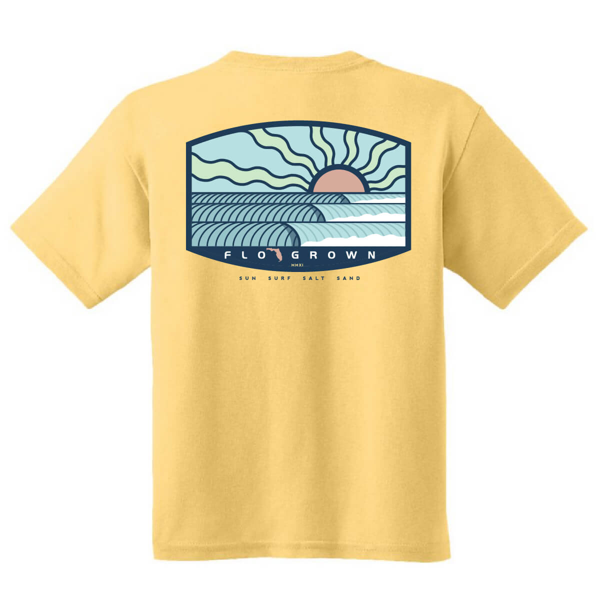 Sunset Shores Crest Youth Tee