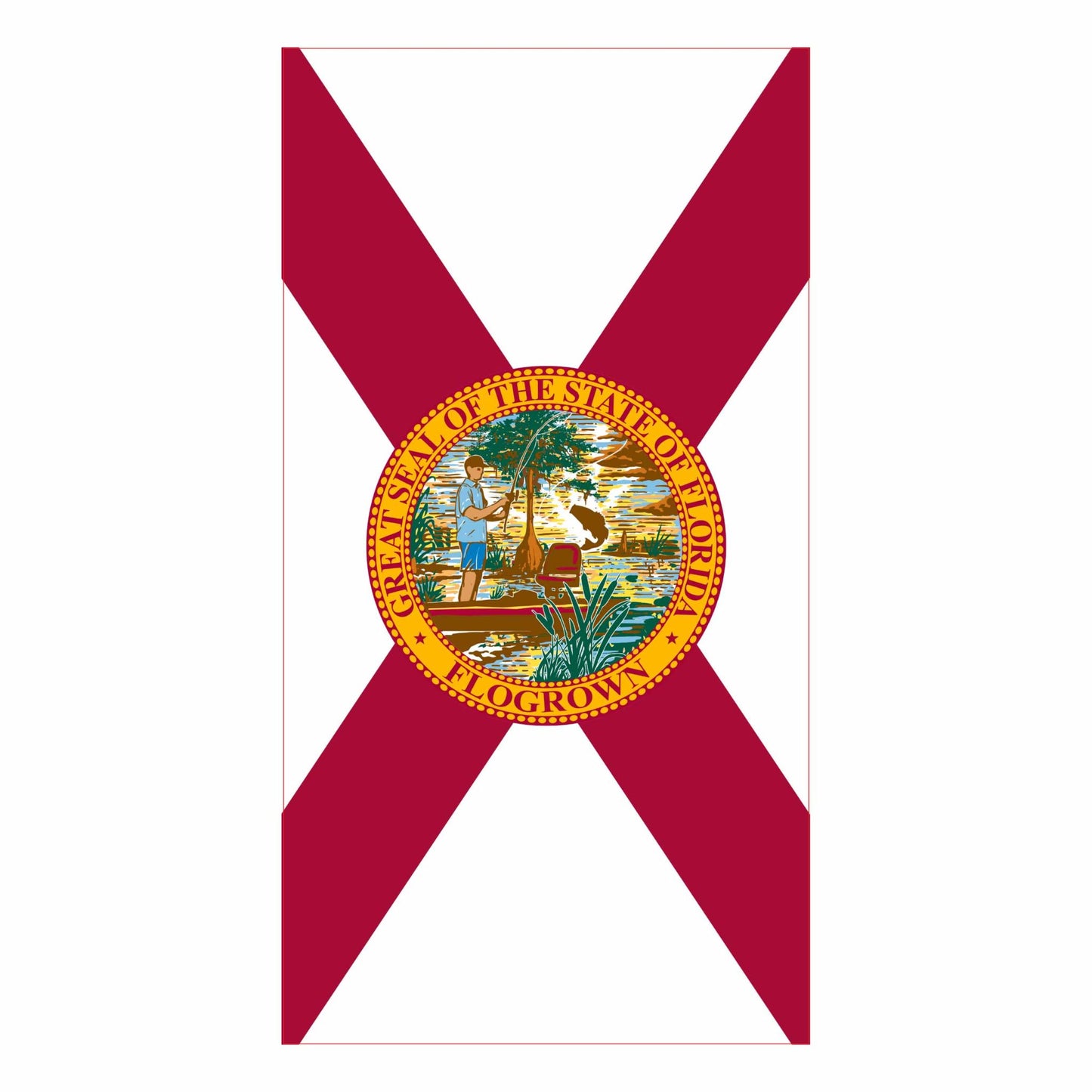 Flogrown Florida Flag Tubular Bandana