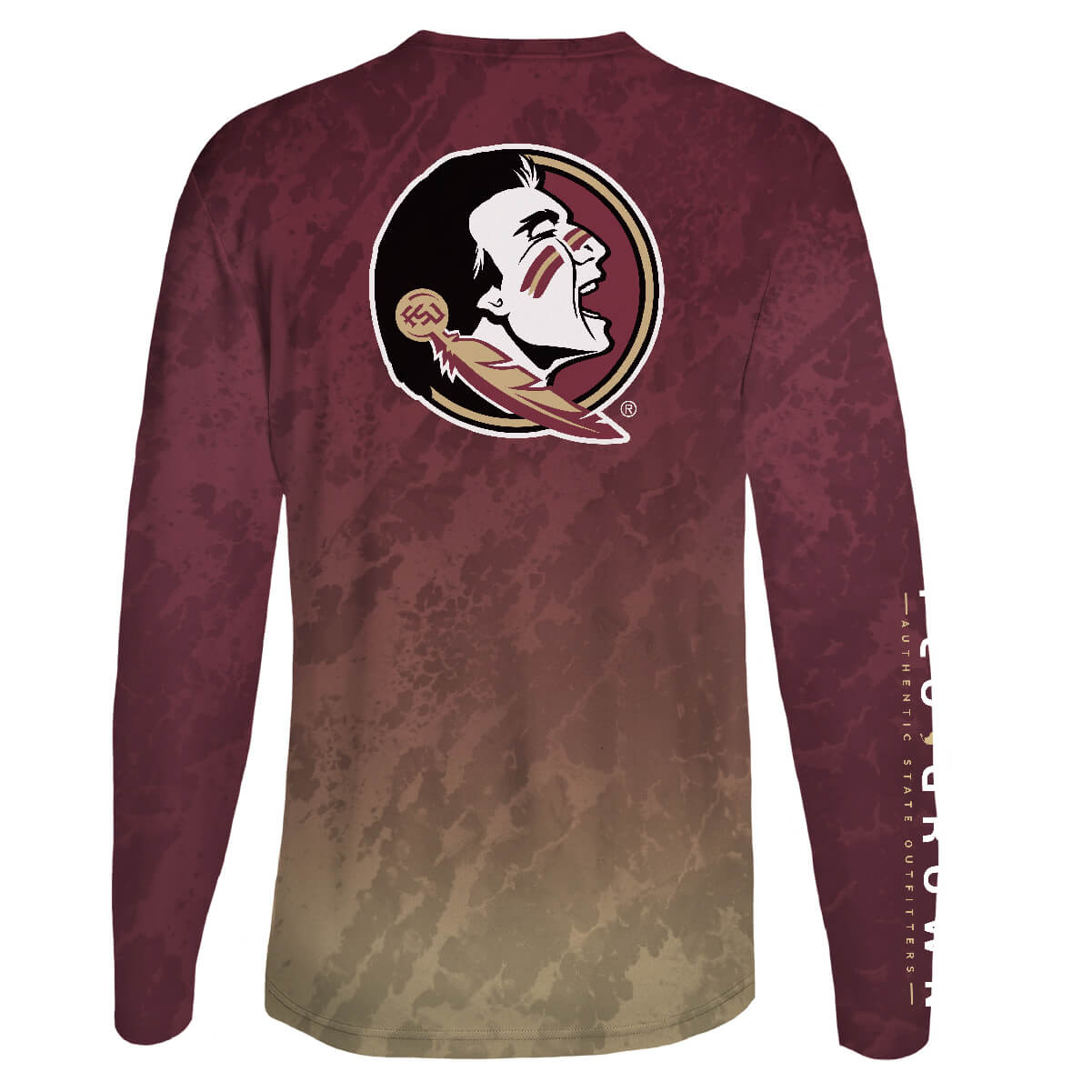 Florida State Seminoles Maritime Fade Performance Tee - Back