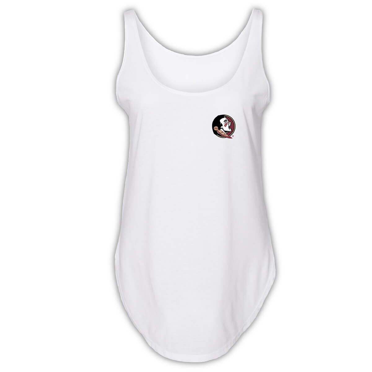 Florida State Seminoles Floral Flag Womens Tank - Front