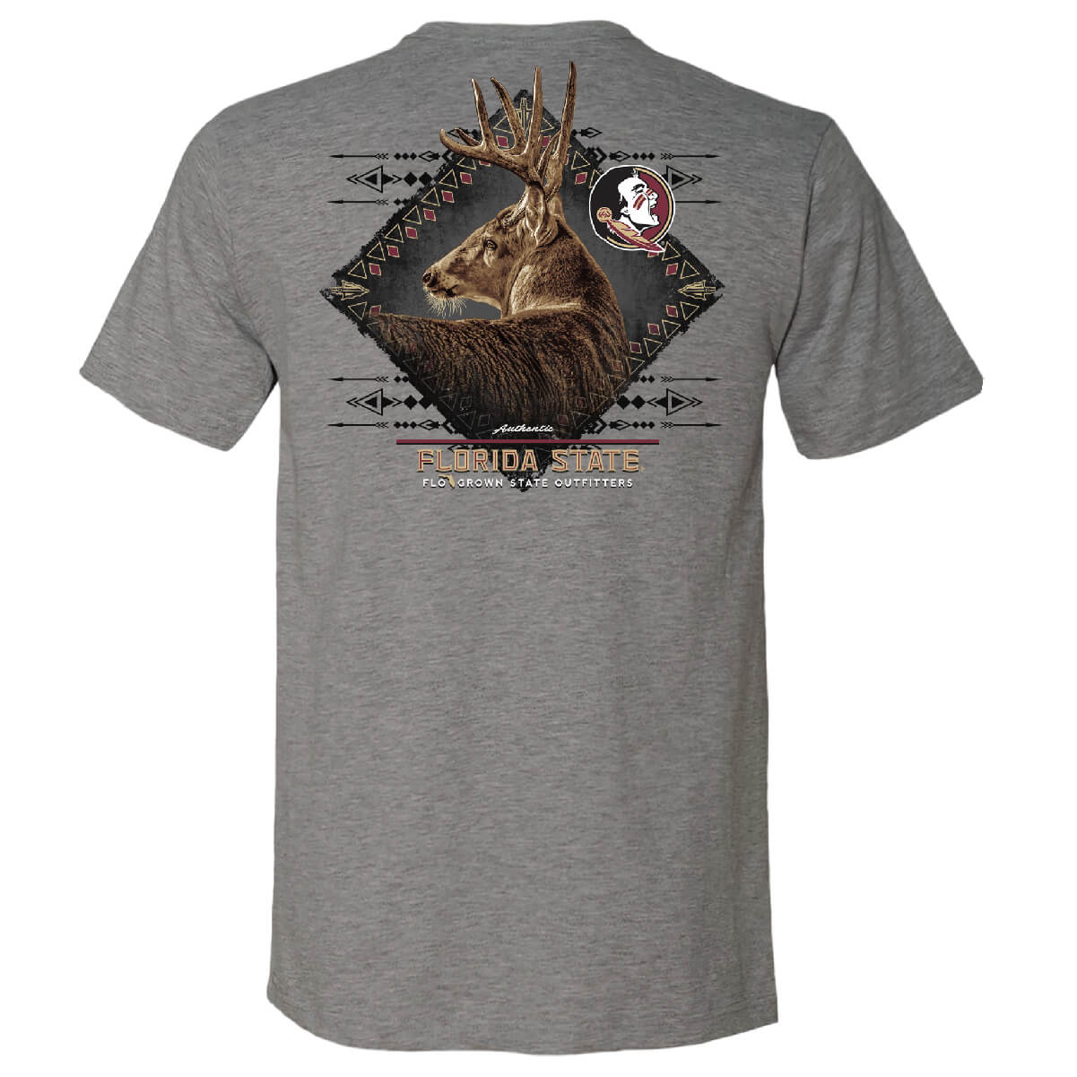 Florida State Seminoles Deer Profile Tee - Back