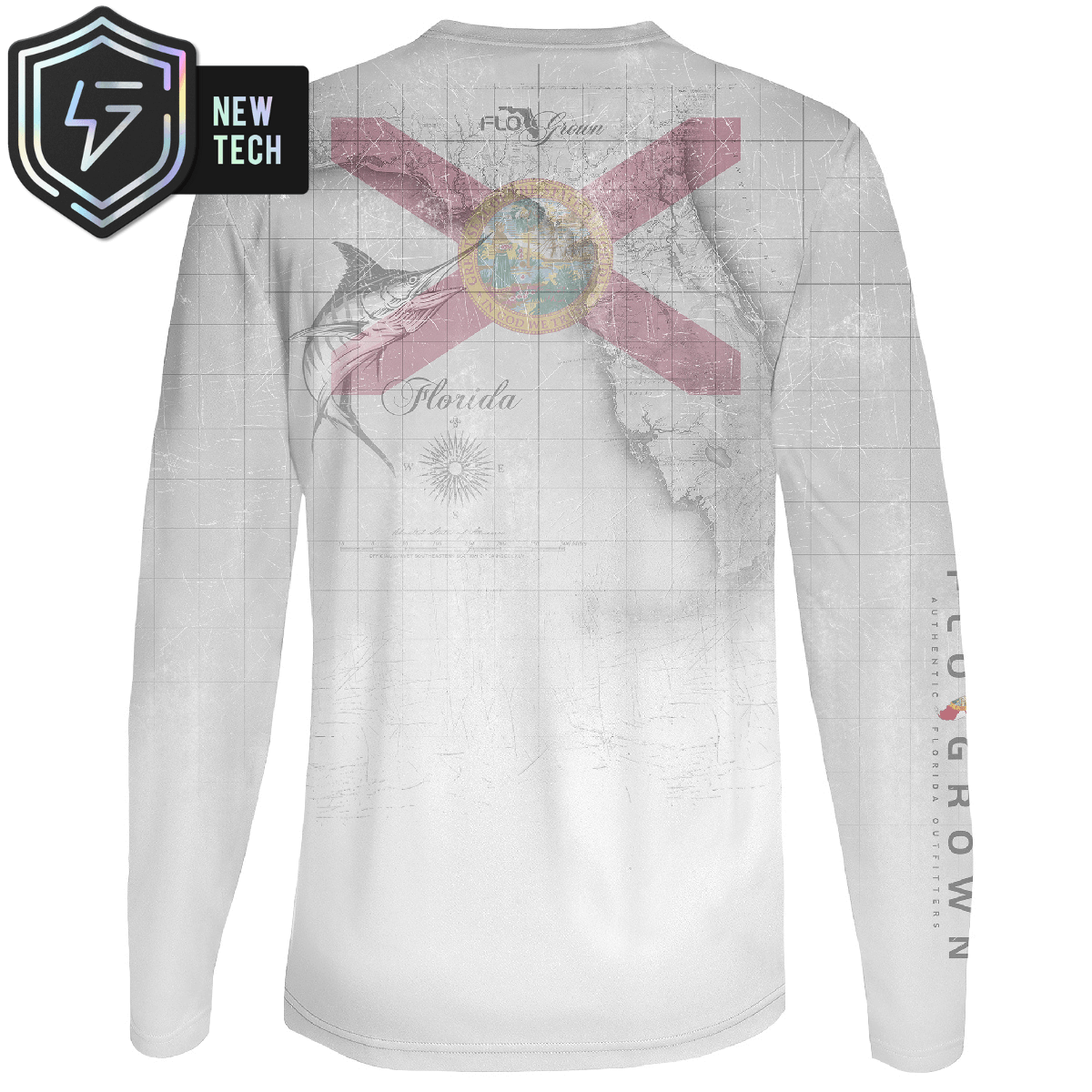 Vintage Map Performance Tee