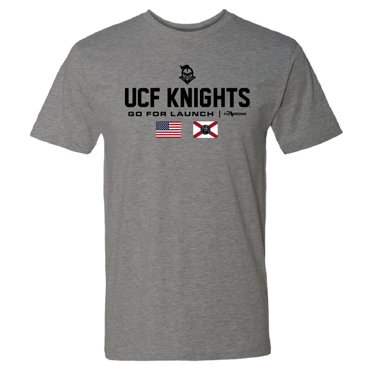 UCF Knights Go For Launch Gray Tee
